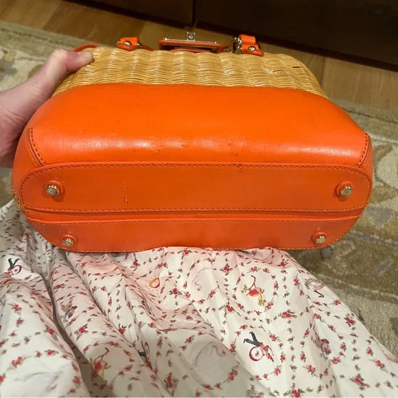 Kate Spade Waverly Terrace Maisemore Wicker Satchel Bag - Picture 12 of 12